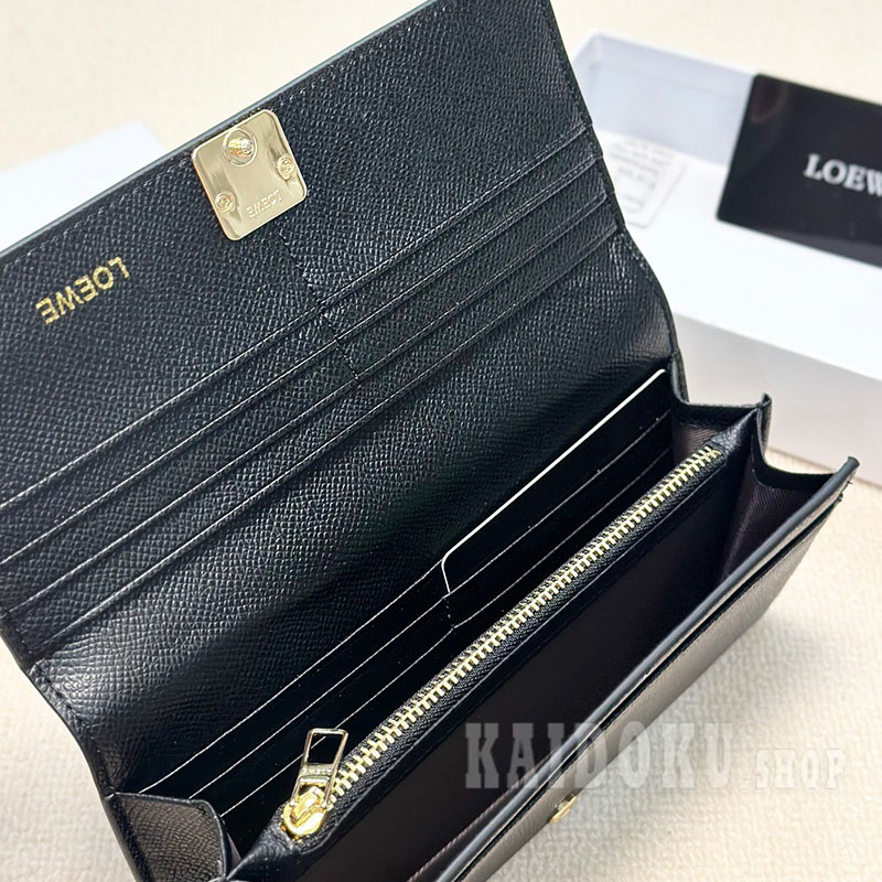 ロエベ LOEWE レザー 長財布 3色 レディース