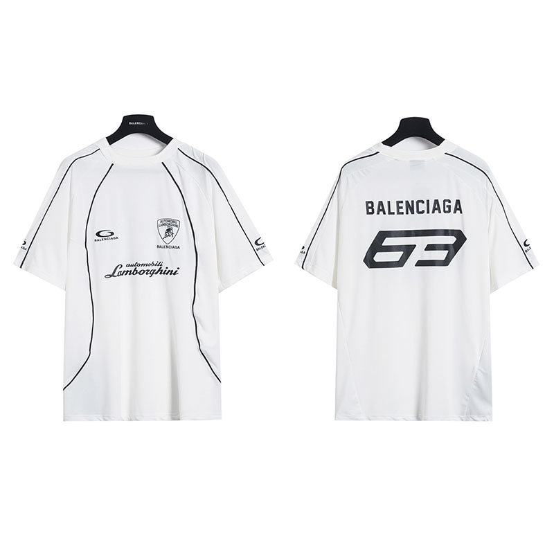 バレンシアガ Balenciaga × Lamborghini コラボレーション サッカージャージ T シャツ & セットアップ メンズ