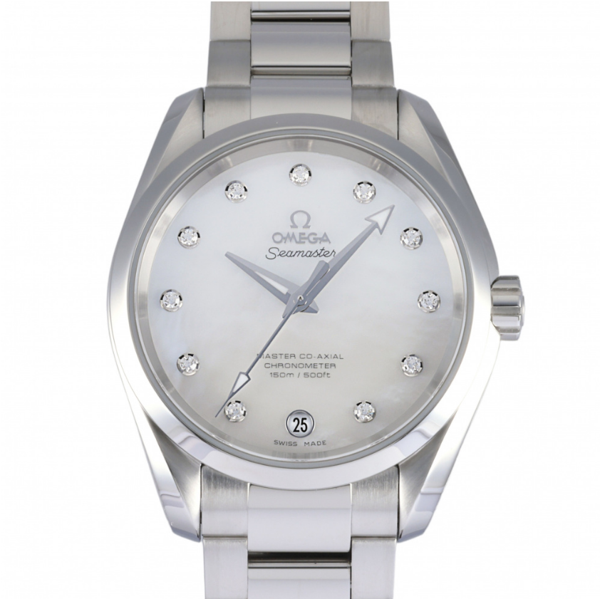 オメガ OMEGA 腕時計 シーマスター AQUA TERRA 150﻿M マスター コーアクシャル クロノメーター レディス 38.5M﻿M 231.10.39.21.55.002