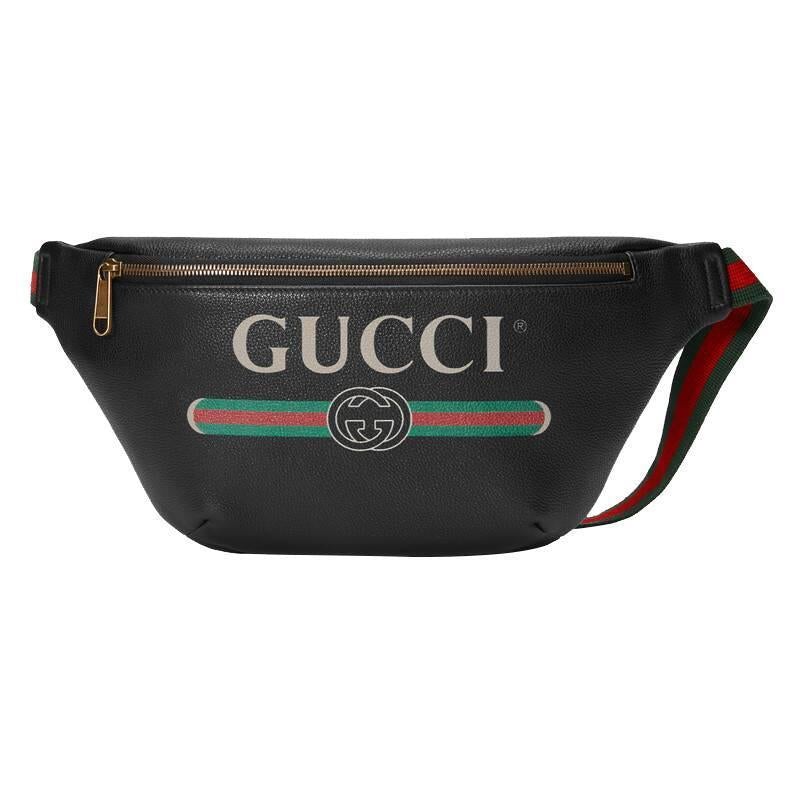 GUCCI(グッチ) 〔グッチ プリント〕レザー ベルトバッグ ボディバッグ