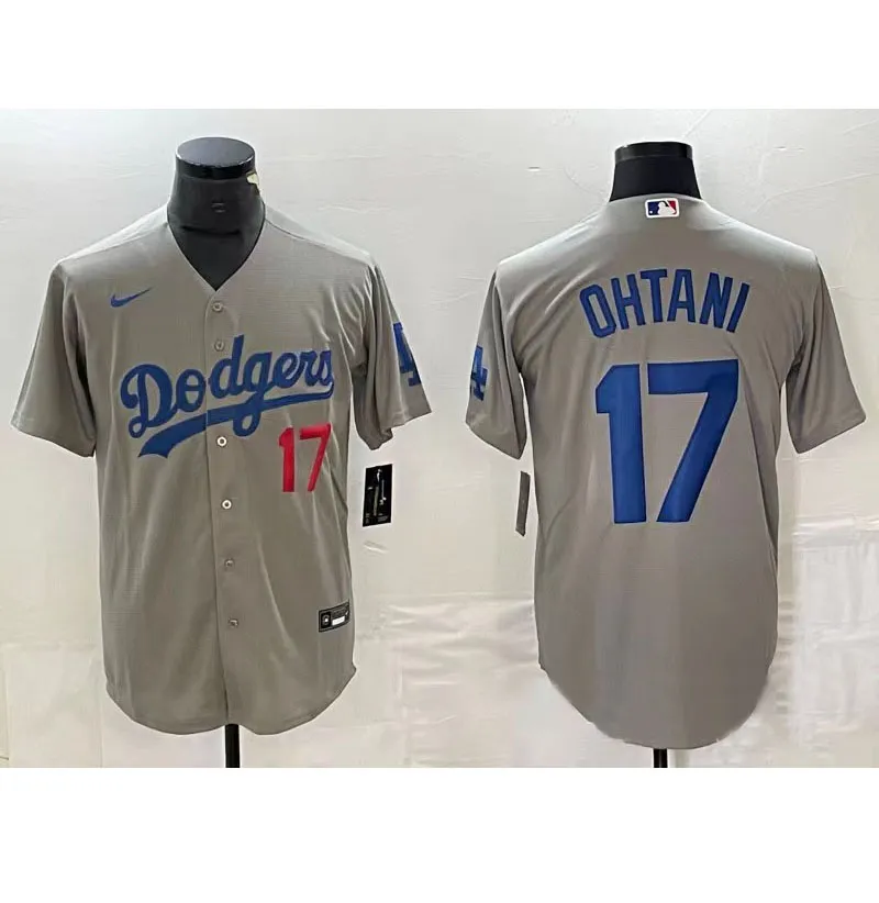 MLB ドジャース ユニフォーム 公式レプリカ ナイキ/Nike グレー #17 大谷翔平