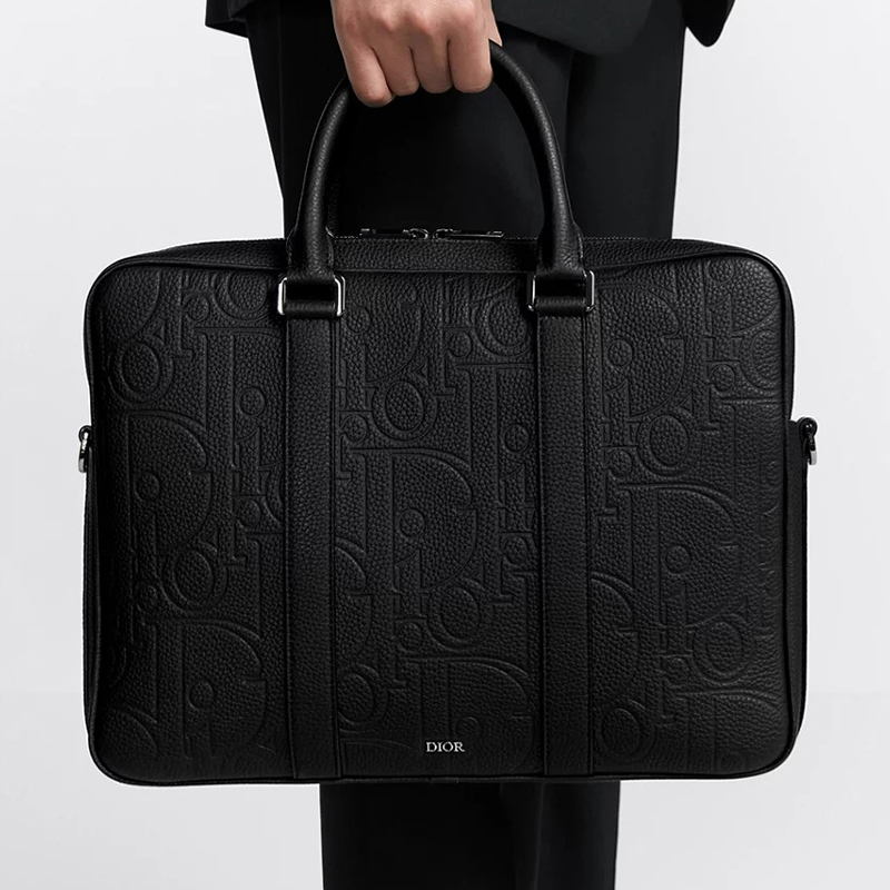 ディオール DIOR ジップ ブリーフケース ビジネスバッグ メンズ
