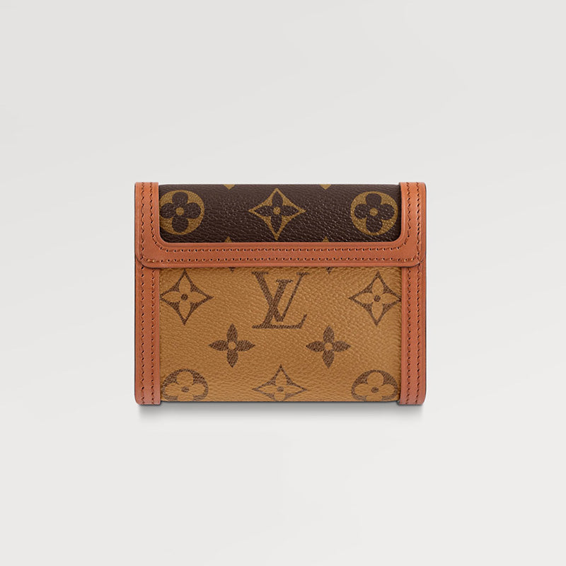 LOUIS VUITTON ポルトフォイユ･ドーフィーヌ コンパクトRef:M68725 折財布 レディース