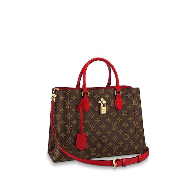 Louis Vuitton（ルイヴィトン）フラワー・トートノワール ハンドバッグ ショルダーバッグ レディース