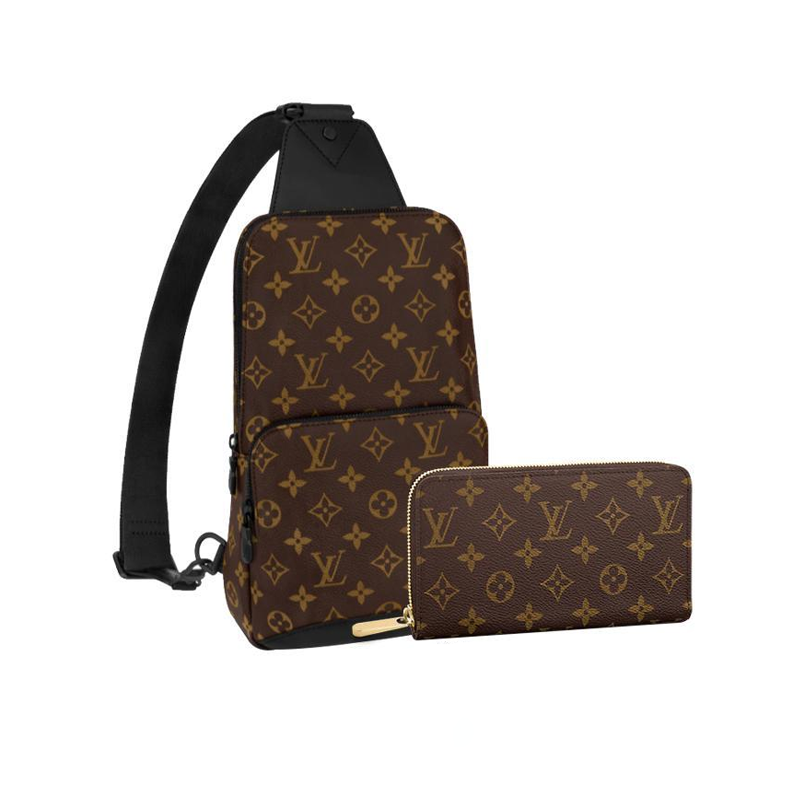 LOUIS VUITTON ルイヴィトン アヴェニュー・スリングバッグ 長財布 2点セット お得 Ref:M45897+M60017 メンズ