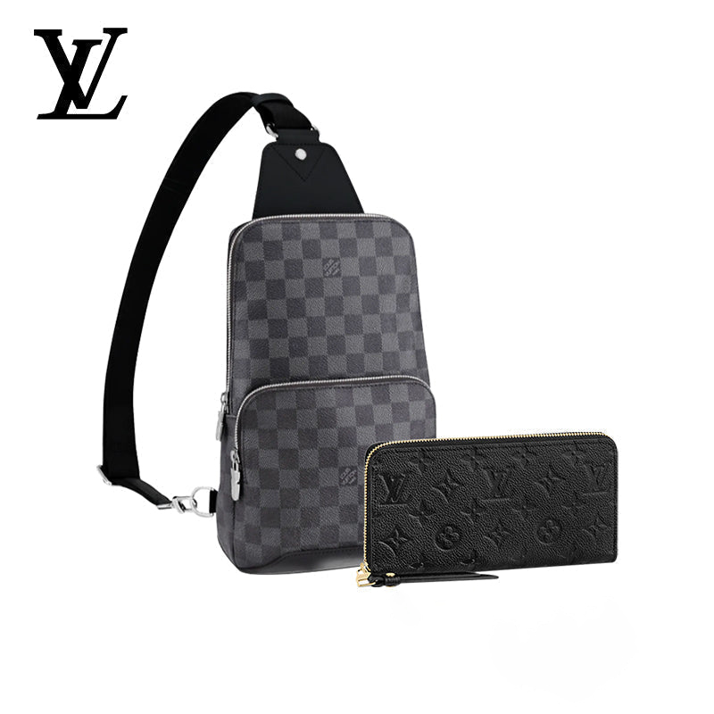 LOUIS VUITTON アヴェニュー・スリングバッグ 長財布 2点セット お得 Ref:N41719+M61864 メンズ