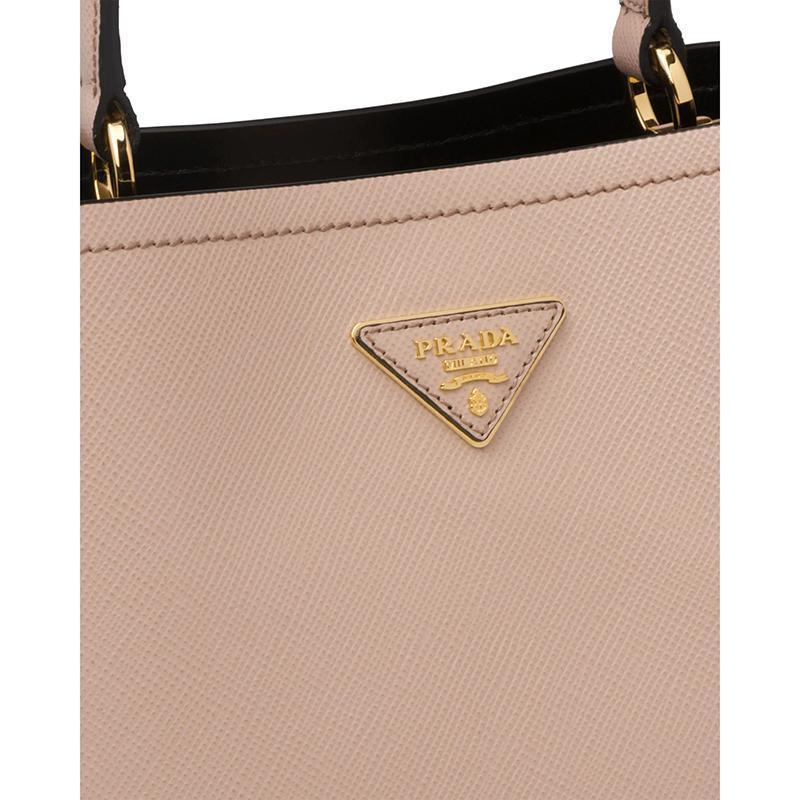 PRADA(プラダ) パニエ サフィアーノレザーバッグ ライトピンク  ハンドバッグ ショルダーバッグ