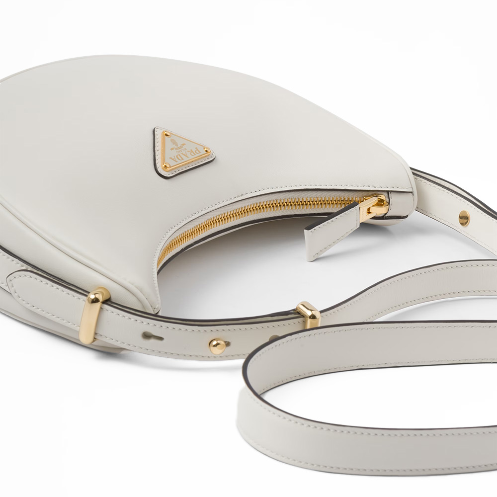 PRADA(プラダ) プラダ アーケ レザーショルダーバッグ ハンドバッグ ホワイト