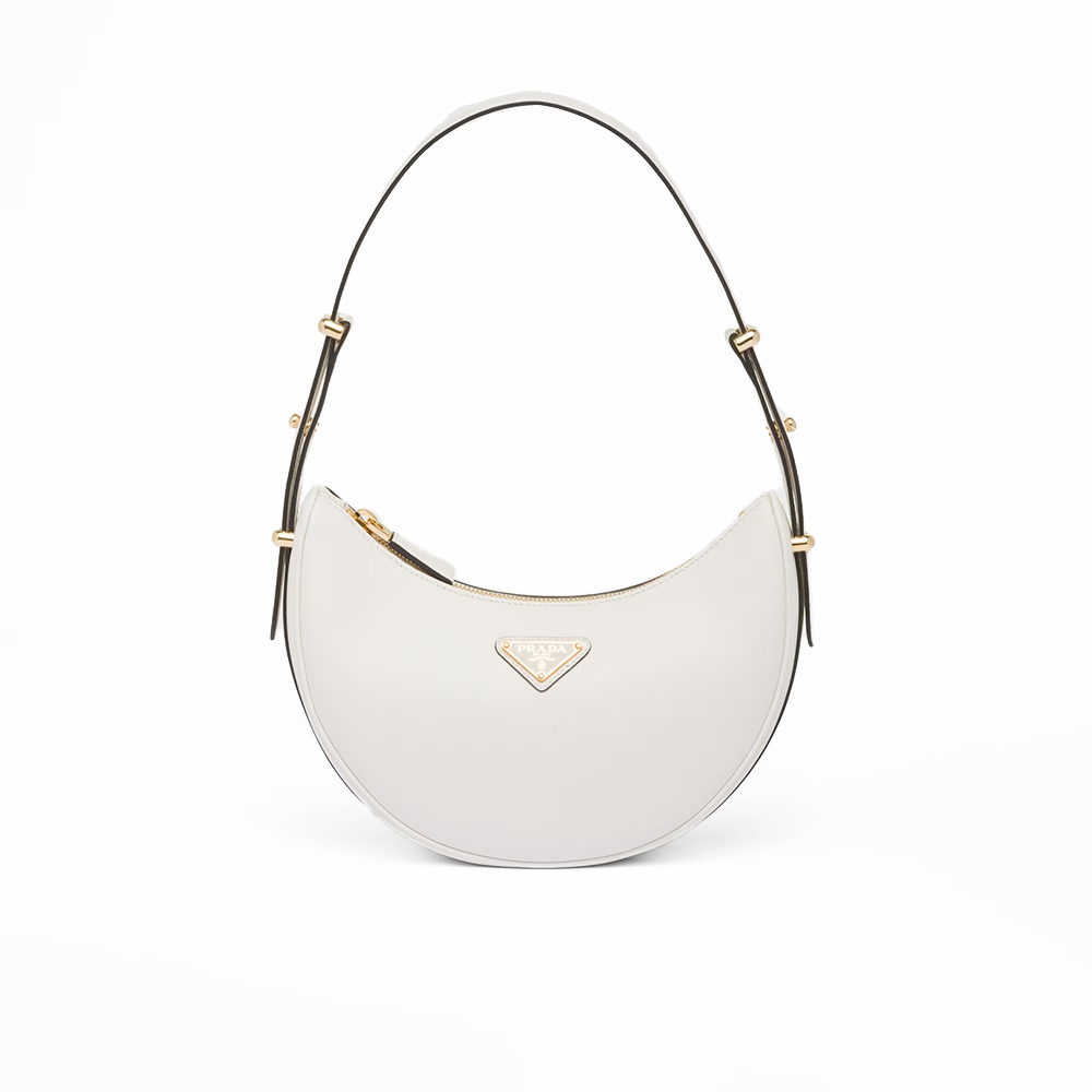 PRADA(プラダ) プラダ アーケ レザーショルダーバッグ ハンドバッグ ホワイト