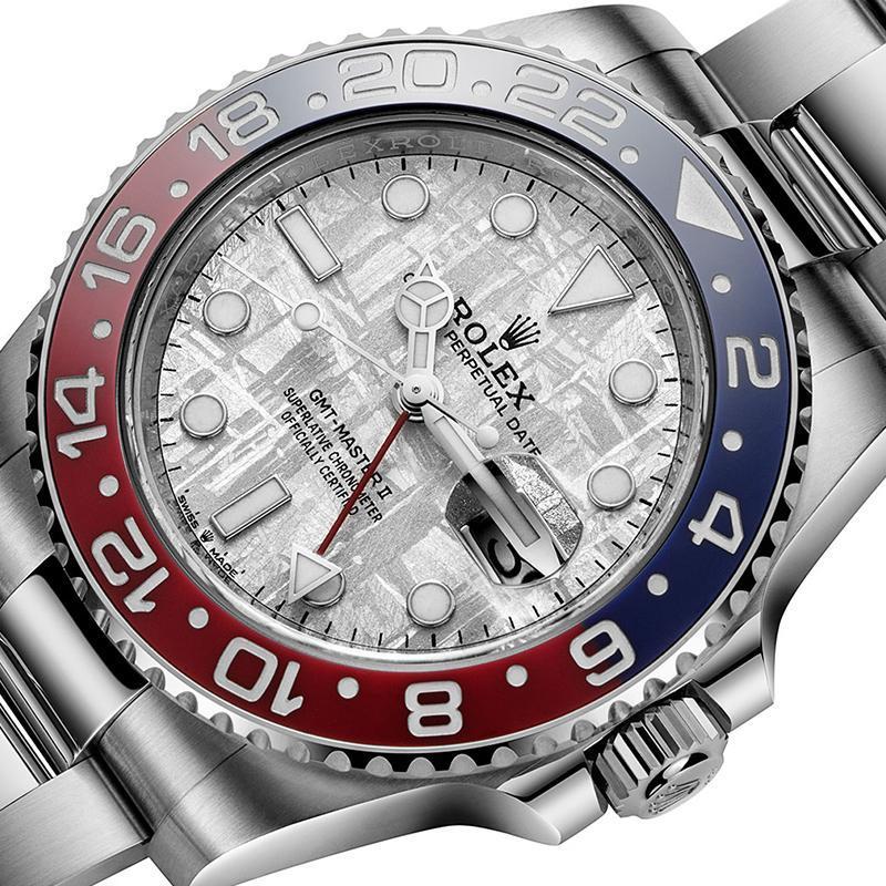 ROLEX GMTマスターⅡ 自動巻き ブラック 文字盤 ホワイトゴールド m126719BLRO-0002 メンズ