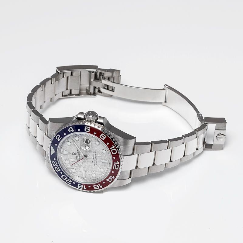 ROLEX GMTマスターⅡ 自動巻き ブラック 文字盤 ホワイトゴールド m126719BLRO-0002 メンズ