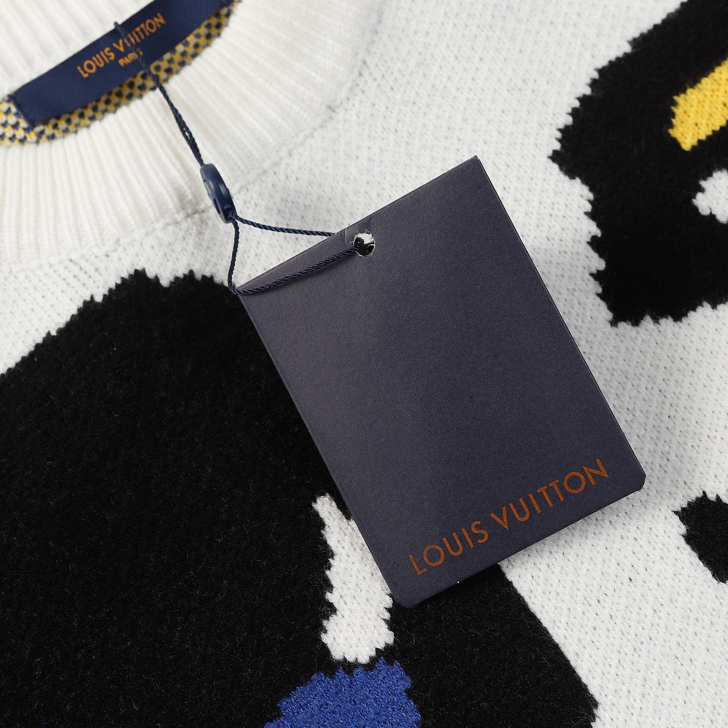 ルイ・ヴィトン（LOUIS VUITTON）クルーネック 長袖 ニットセーター メンズ