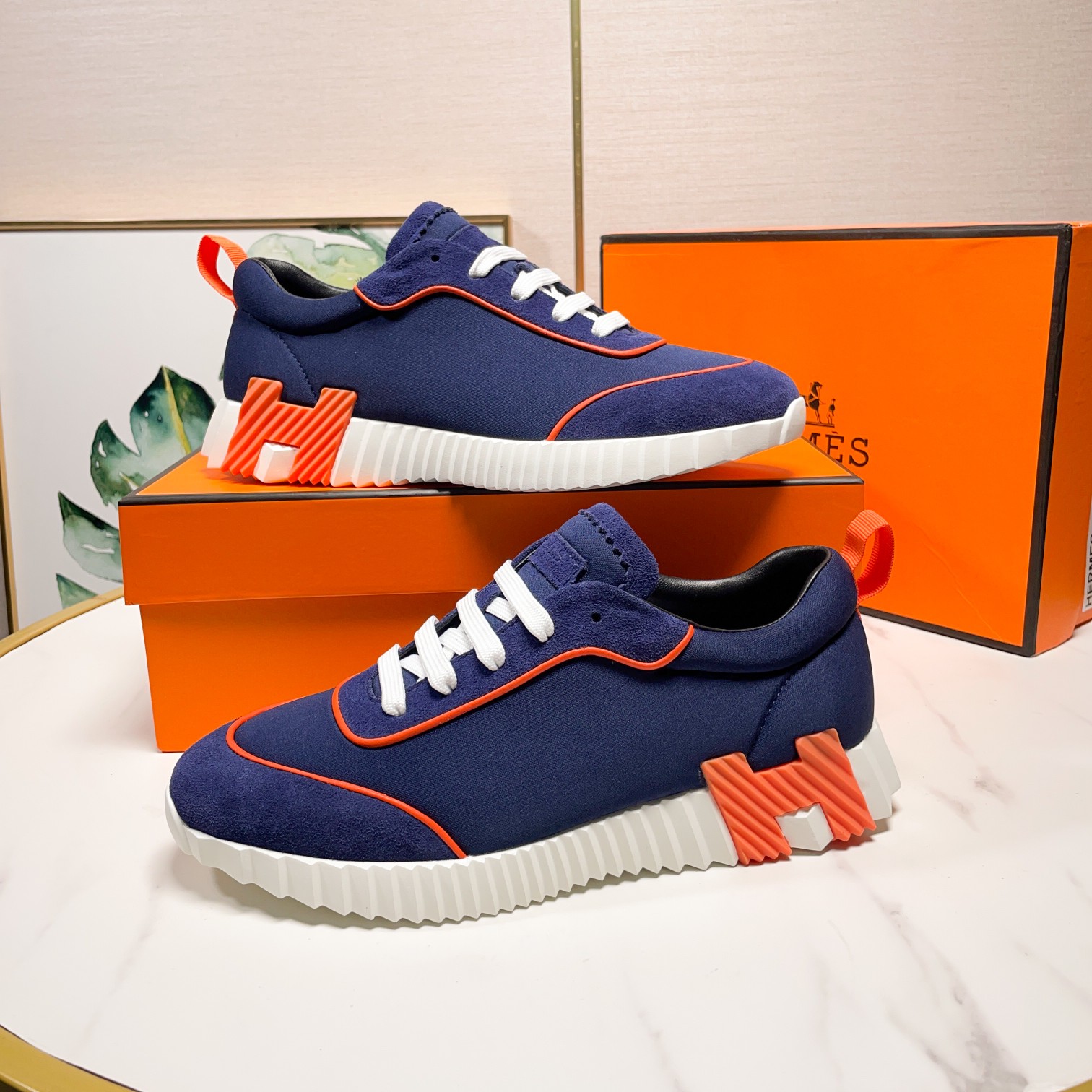 エルメス HERMES メンズ Slip-On Depart スニーカー＊大人気＊シューズ レディース