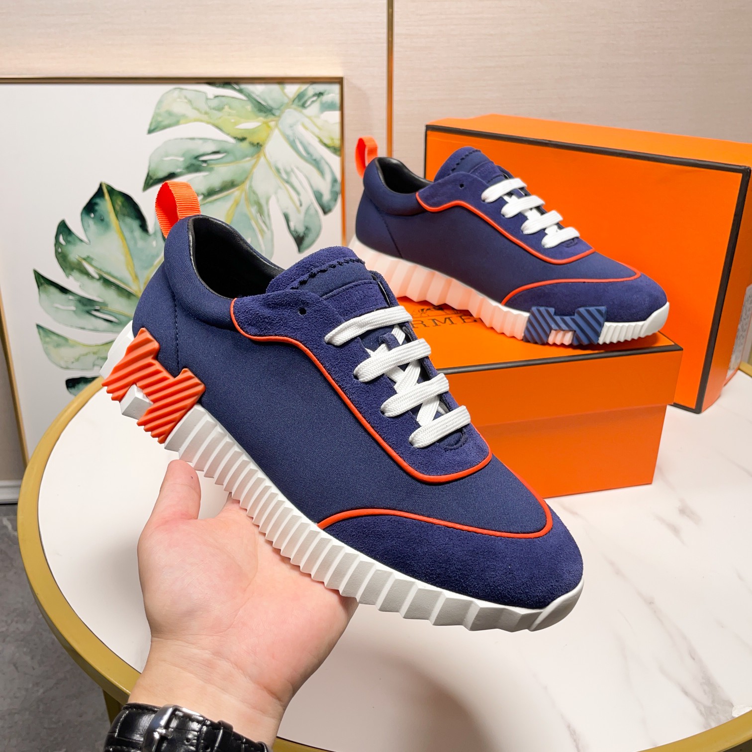 エルメス HERMES メンズ Slip-On Depart スニーカー＊大人気＊シューズ レディース