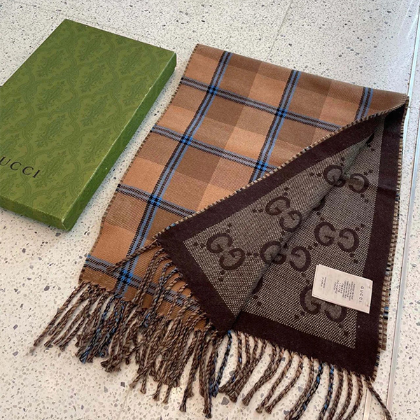 グッチ GUCCI 秋冬 スカーフ マフラー カシミヤ レディース メンズ
