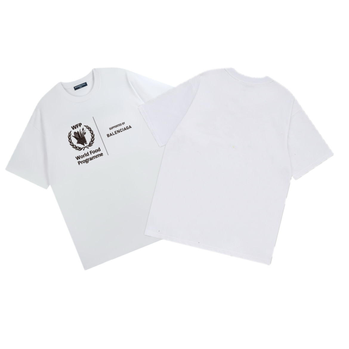 バレンシアガ 夏 新作 半袖 Tシャツ 小麦の穂 プリント メンズ 