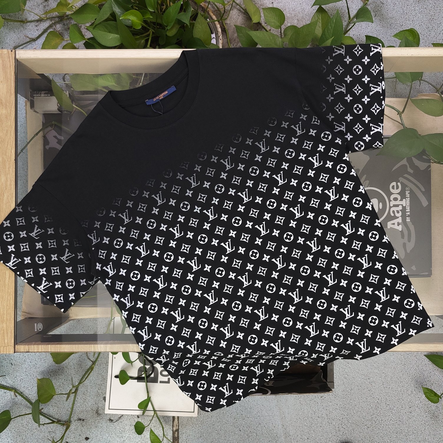 ルイヴィトン Tシャツ プリント 半袖 メンズ