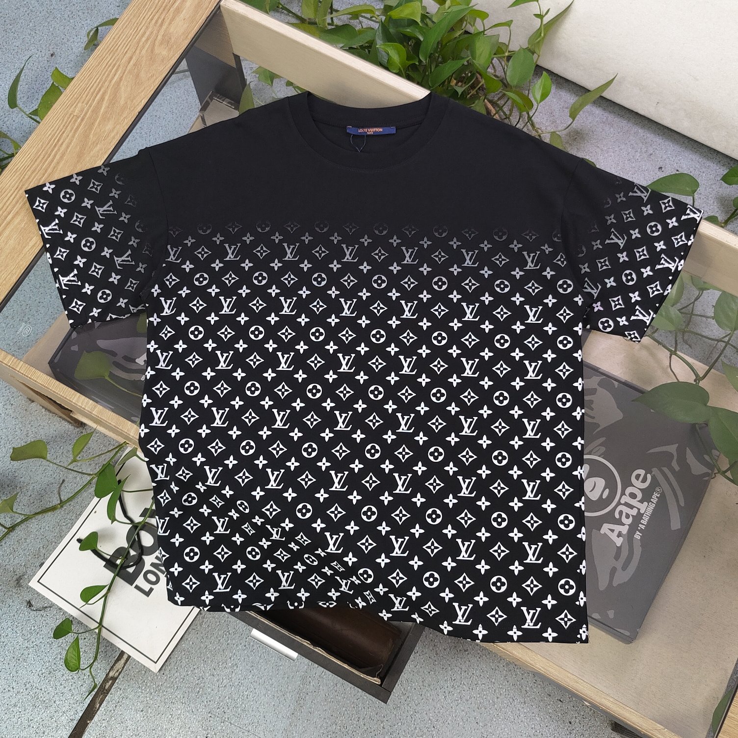 ルイヴィトン Tシャツ プリント 半袖 メンズ