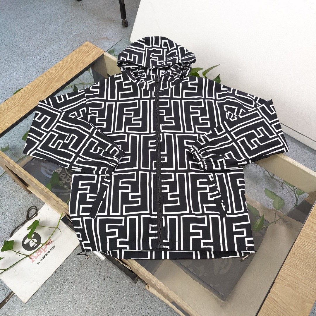 フェンディ FENDI アウター ジャケット 総柄モノグラムロゴ メンズ