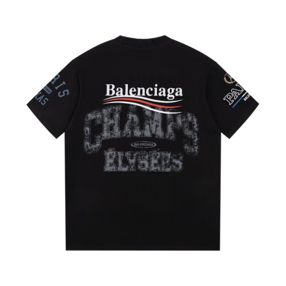 バレンシアガ Balenciaga オーバーレイヤー ポリティカルキャンペーン Tシャツ 2色 メンズ＆レディース