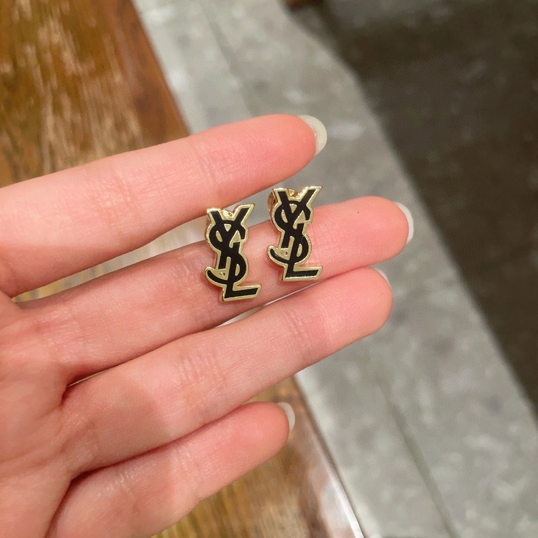 サンローラン Saint Laurent YSLロゴ ピアス レディース