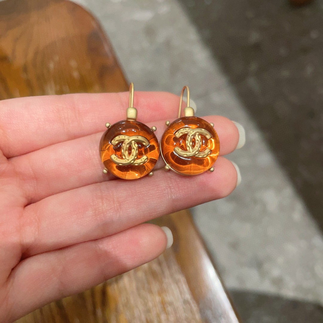 シャネル CHANEL ダブルC イヤリング ピアス 3色 レディース