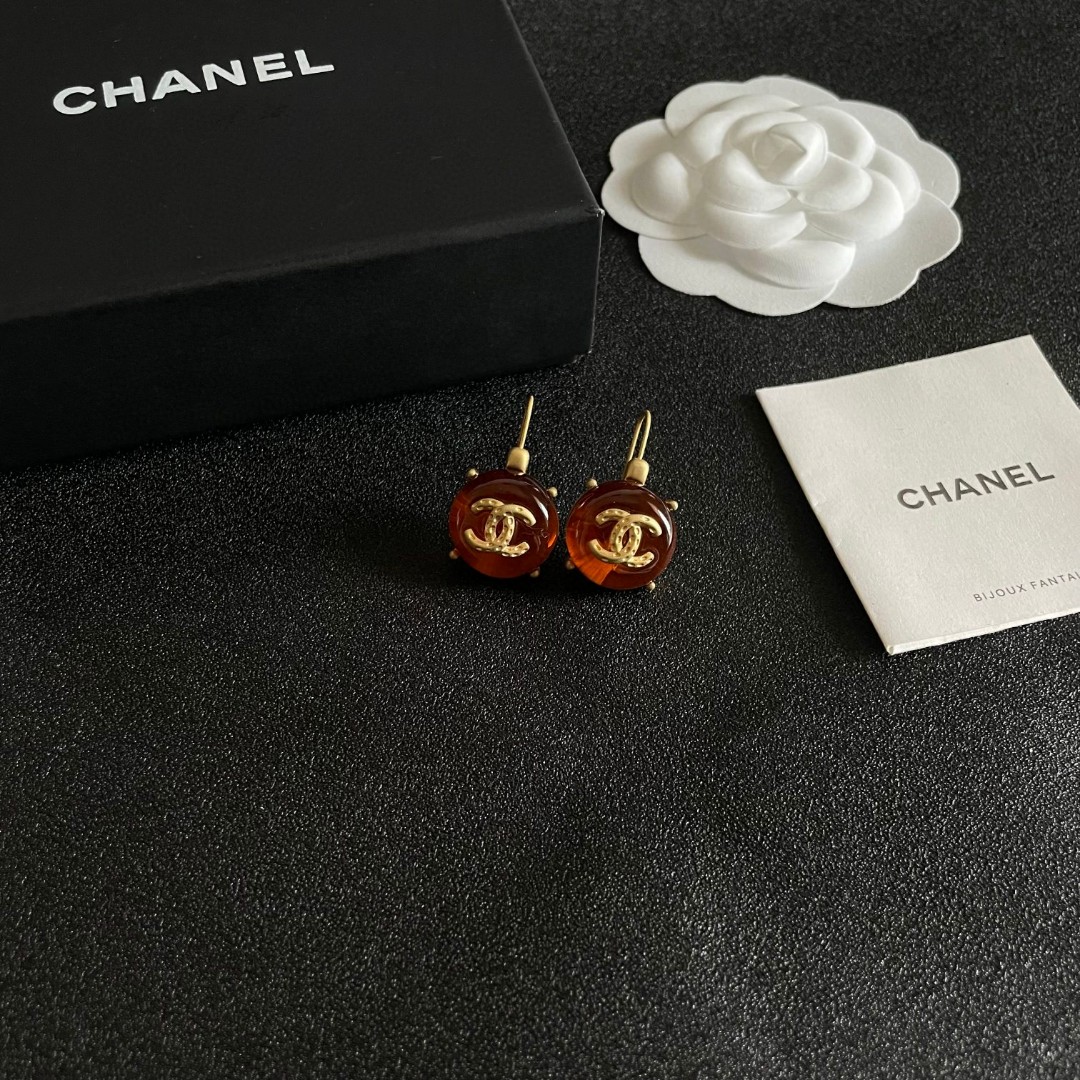 シャネル CHANEL ダブルC イヤリング ピアス 3色 レディース