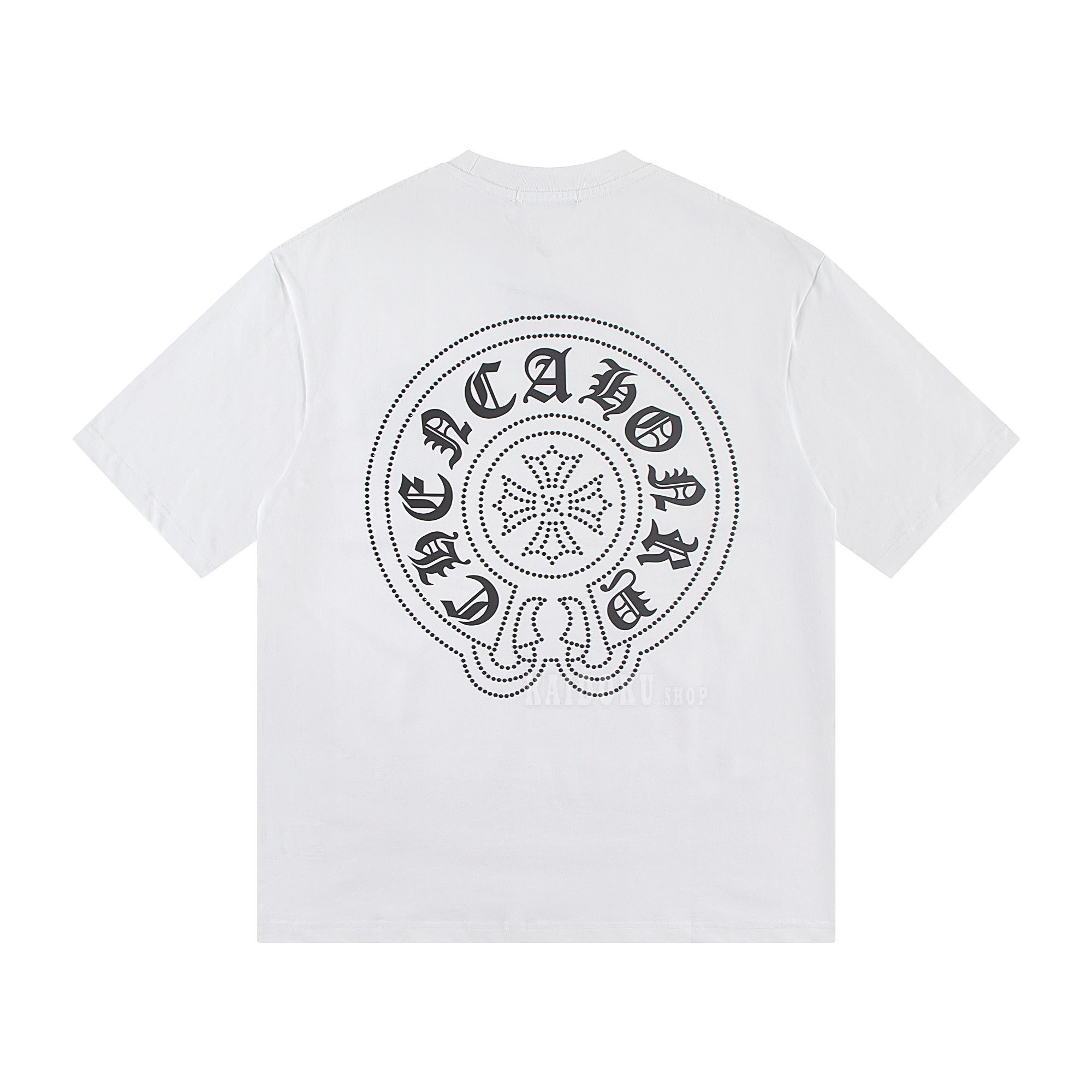 クロムハーツ Chrome Hearts ラインストーン付き半袖 Tシャツ メンズ レディース