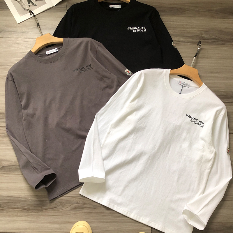 モンクレール MONCLER グルノーブル Tシャツ 長袖 ロンT ロゴ コットン メンズ