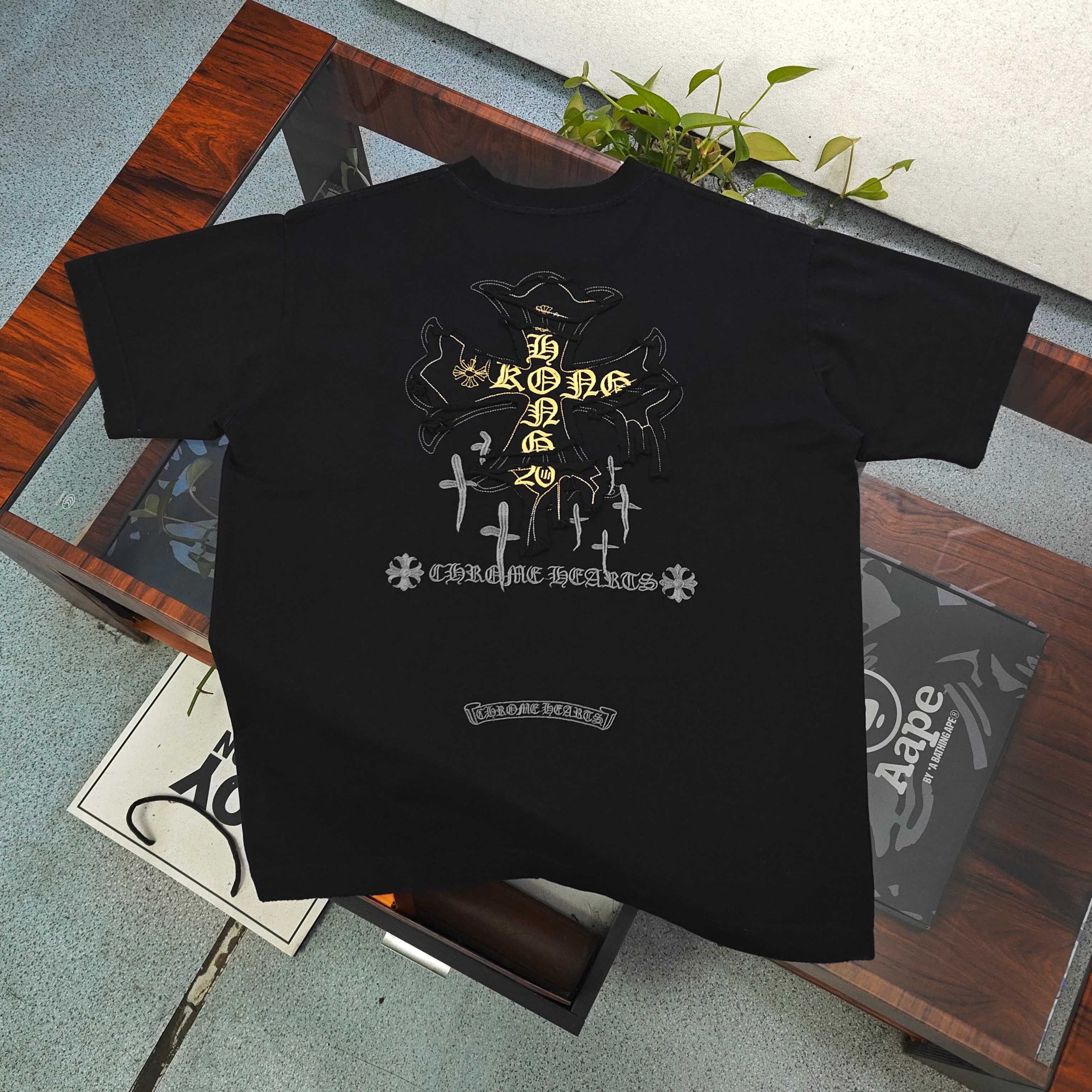クロムハーツ Chrome Hearts 刺繍 コットン Tシャツ メンズ