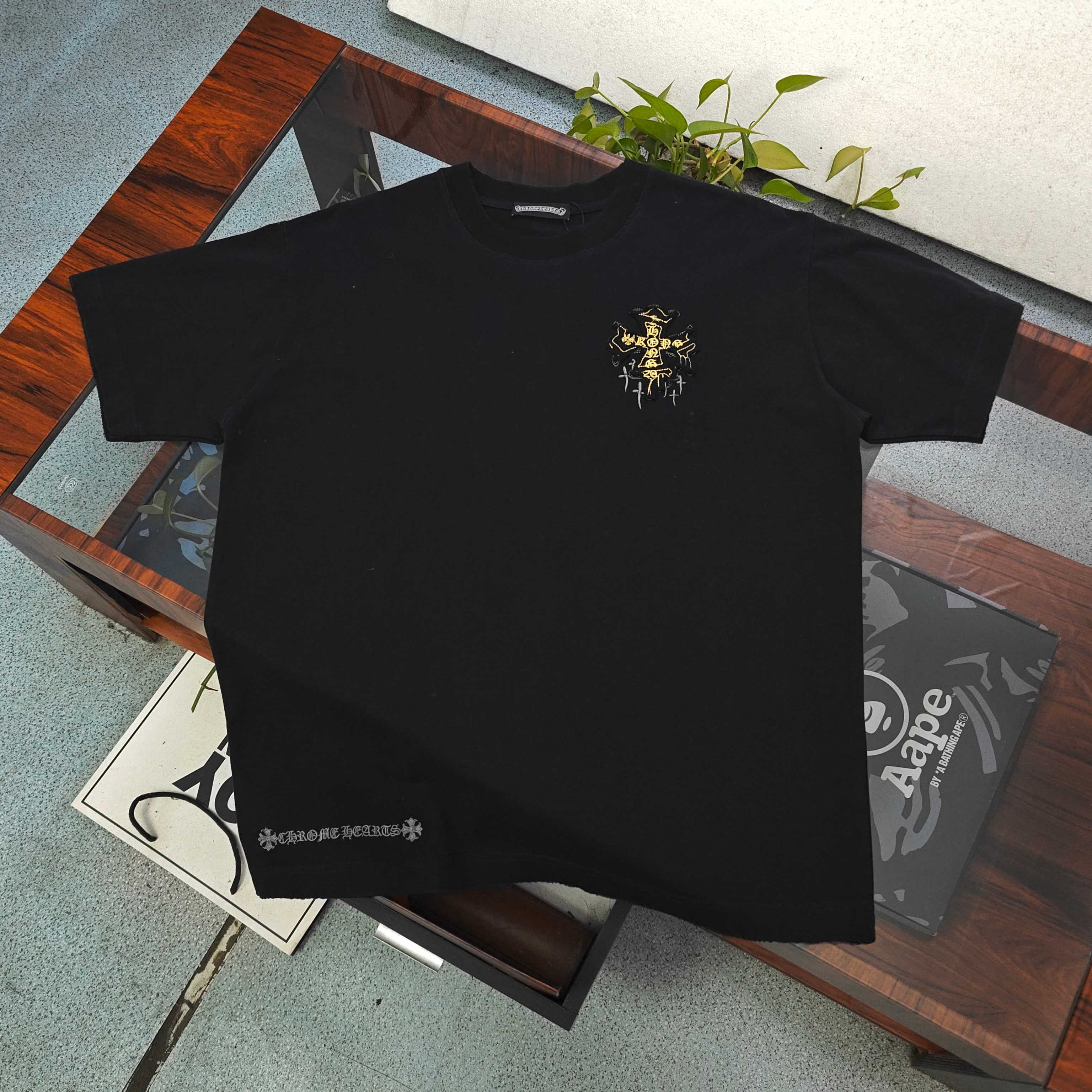 クロムハーツ Chrome Hearts 刺繍 コットン Tシャツ メンズ