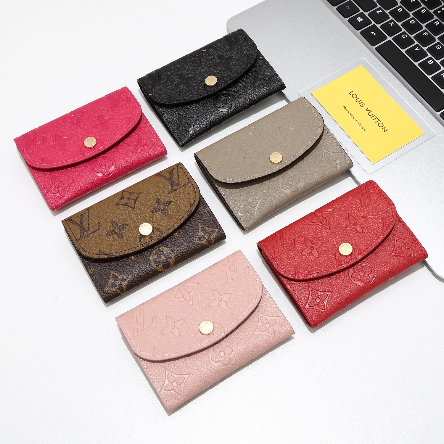 ルイヴィトン LOUIS VUITTON ミニ財布 カードケース 小銭入れ 6色 レディース