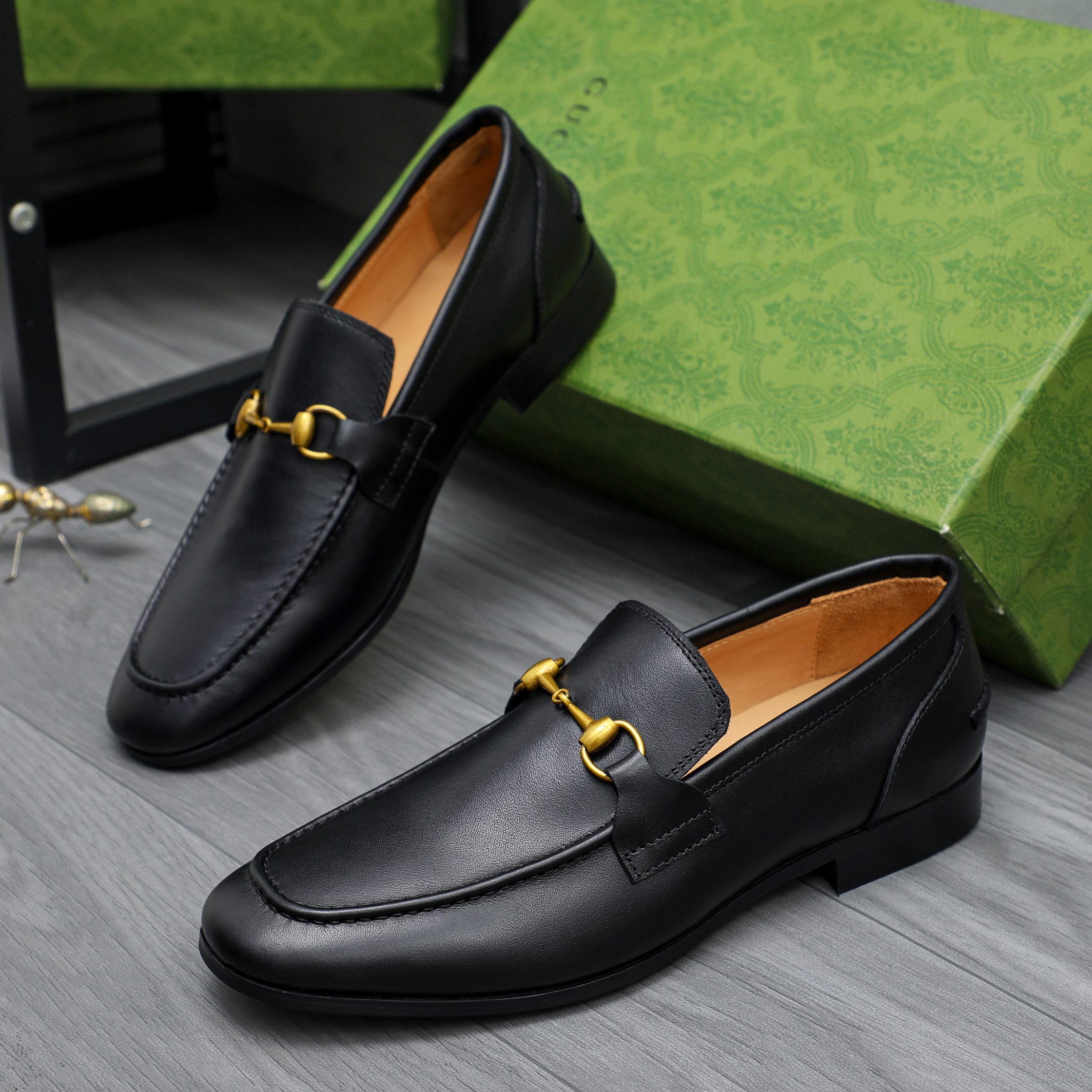 グッチ GUCCI ホースビット レザーローファー シューズ 革靴メンズ