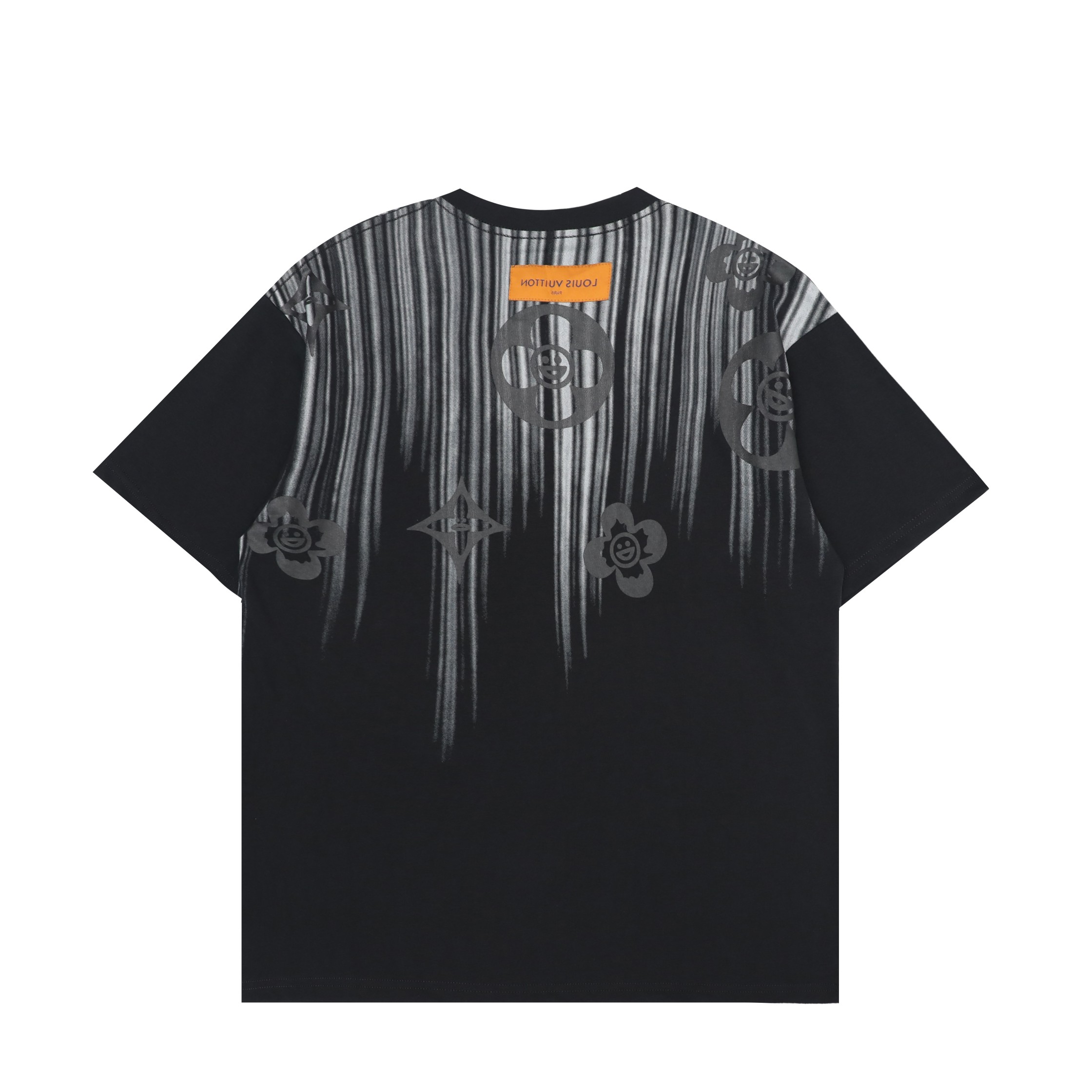 ルイヴィトン モノグラム プリント クルーネック半袖 Tシャツ メンズ 2色