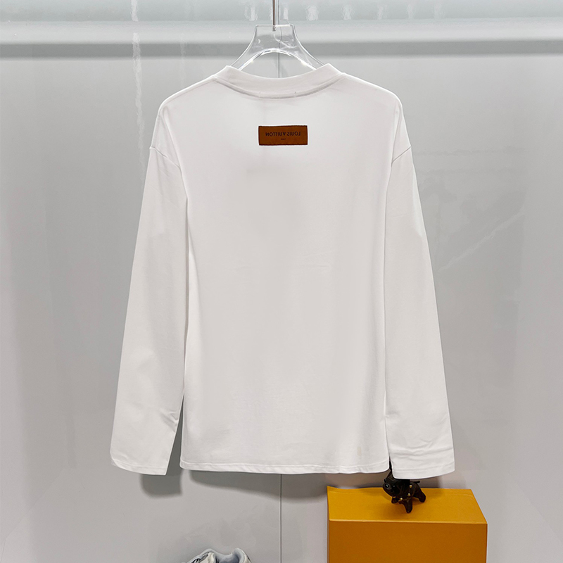 ルイヴィトン LOUIS VUITTON 2026Fw モノグラム刺繍 ロングTシャツ トレーナー長袖 メンズ