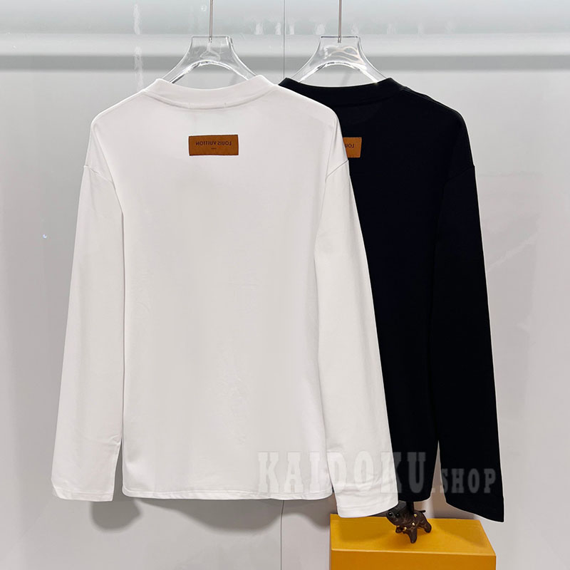 ルイヴィトン LOUIS VUITTON 2026Fw シンプル ロングTシャツ トレーナー長袖 メンズ