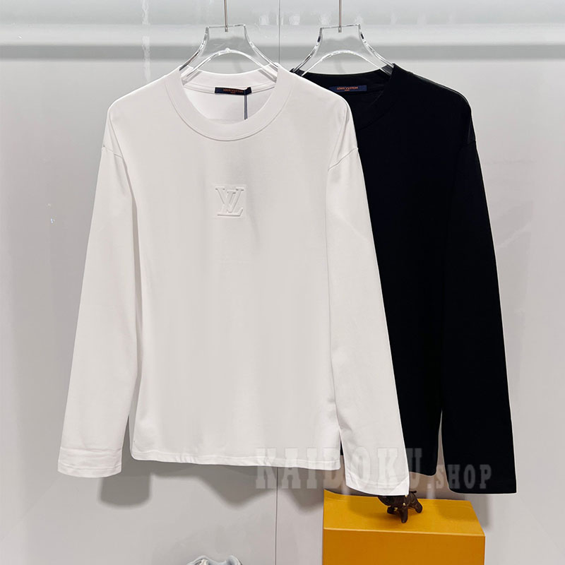 ルイヴィトン LOUIS VUITTON 2026Fw シンプル ロングTシャツ トレーナー長袖 メンズ