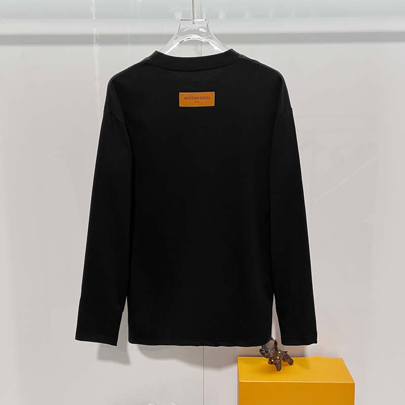 ルイヴィトン LOUIS VUITTON 2026Fw モノグラム刺繍 ロングTシャツ トレーナー長袖 メンズ
