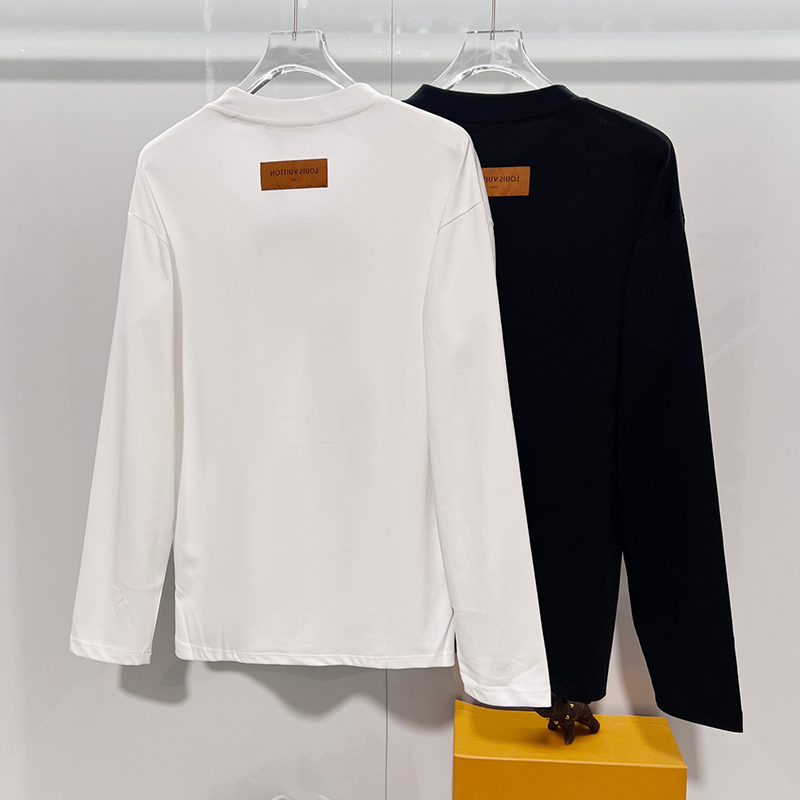 ルイヴィトン LOUIS VUITTON 2026Fw モノグラム刺繍 ロングTシャツ トレーナー長袖 メンズ