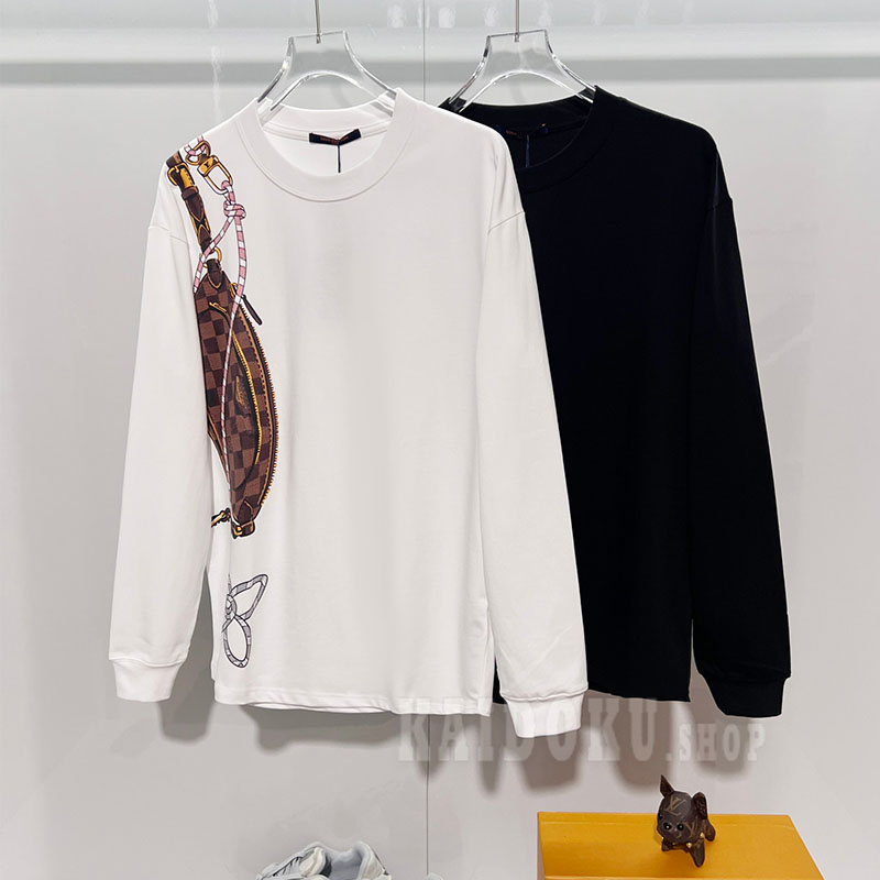 ルイヴィトン LOUIS VUITTON 2026Fw 2色 トレーナー ロンTシャツ 長袖 メンズ＆レディース