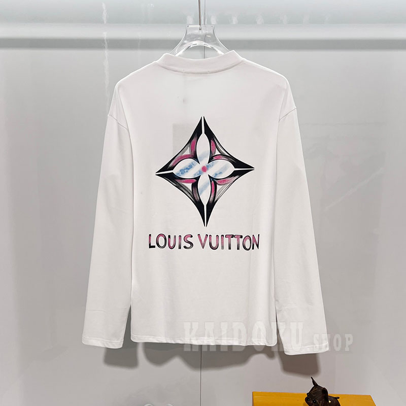 ルイヴィトン LOUIS VUITTON 2026Fw プリント スウェット トレーナー長袖 メンズ