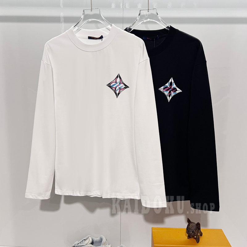 ルイヴィトン LOUIS VUITTON 2026Fw プリント スウェット トレーナー長袖 メンズ