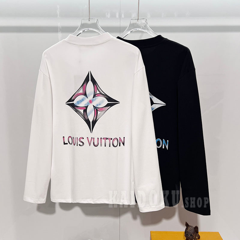 ルイヴィトン LOUIS VUITTON 2026Fw プリント スウェット トレーナー長袖 メンズ