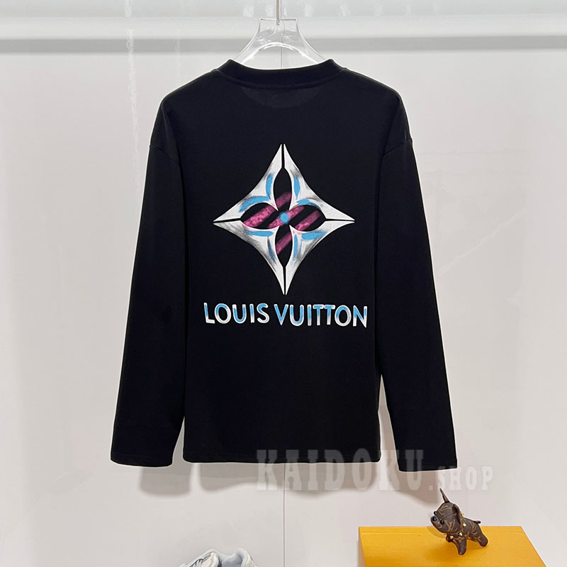 ルイヴィトン LOUIS VUITTON 2026Fw プリント スウェット トレーナー長袖 メンズ