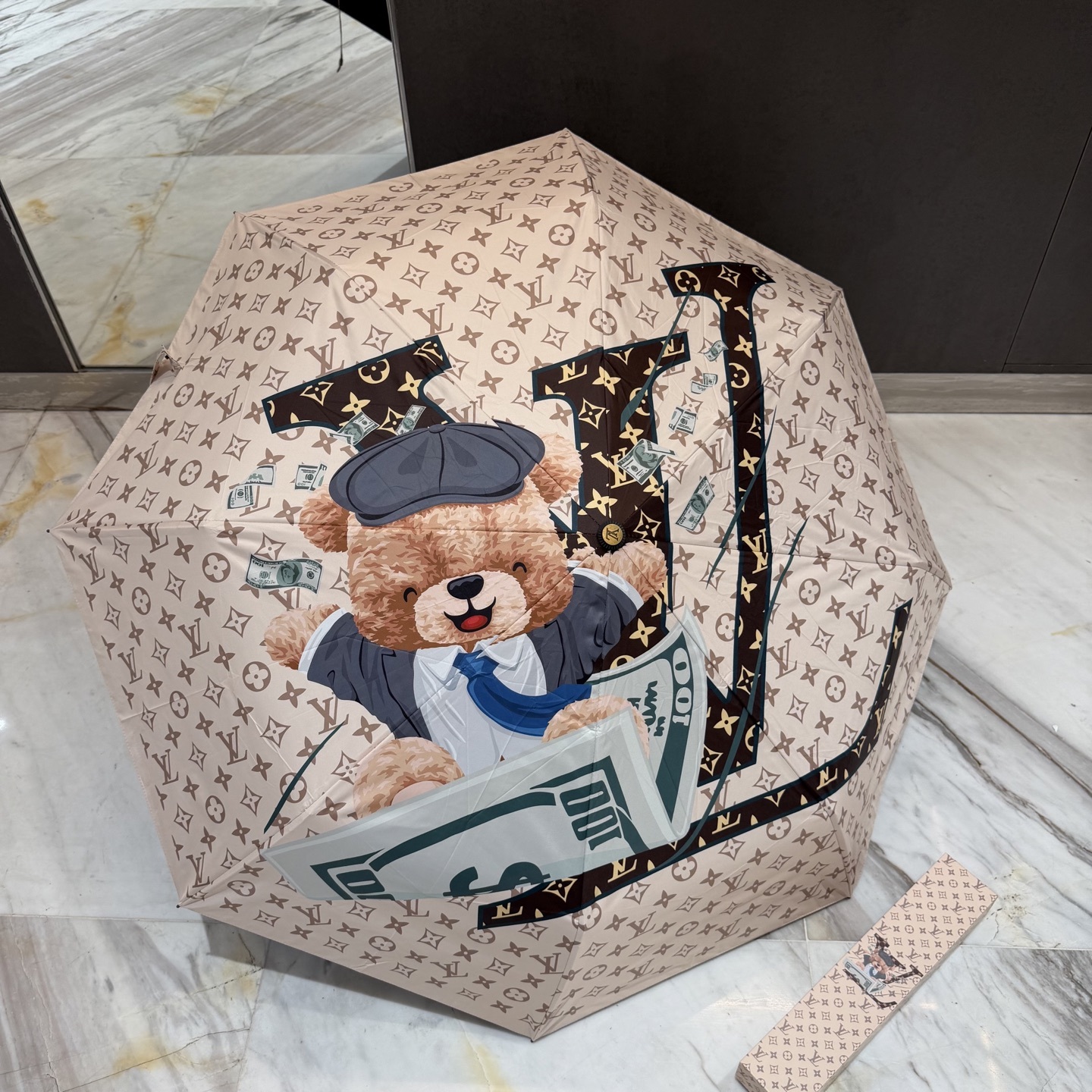 LV ベージュくまちゃんモノグラム傘