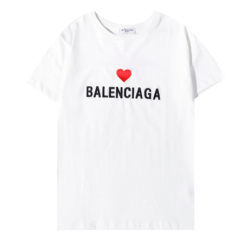 Balenciaga(バレンシアガ) ロゴ クルーネック Tシャツ 2色 メンズ＆レディース
