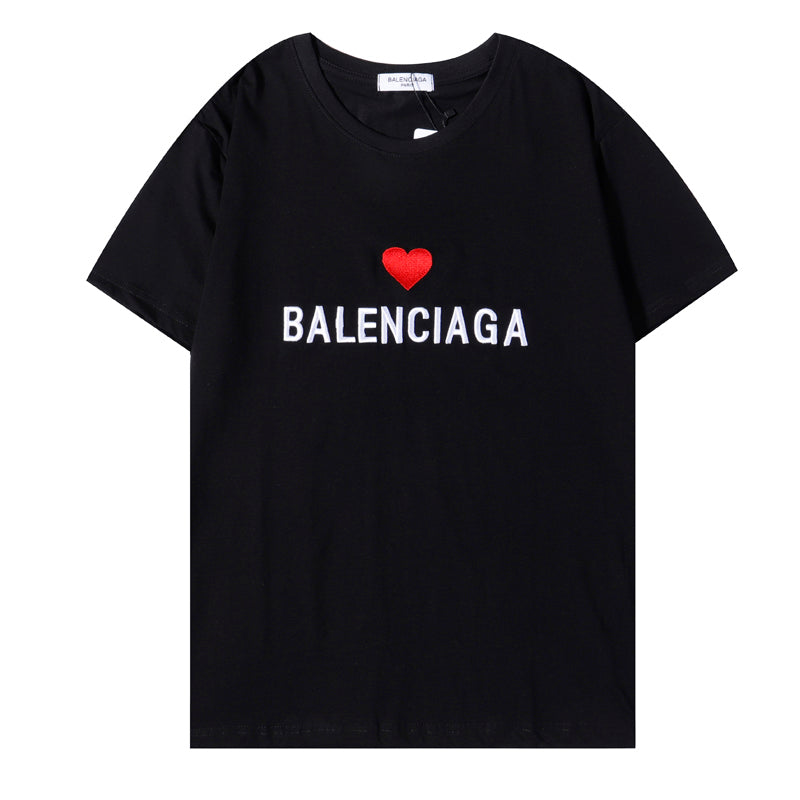 Balenciaga(バレンシアガ) ロゴ クルーネック Tシャツ 2色 メンズ＆レディース