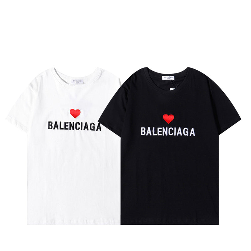 Balenciaga(バレンシアガ) ロゴ クルーネック Tシャツ 2色 メンズ＆レディース