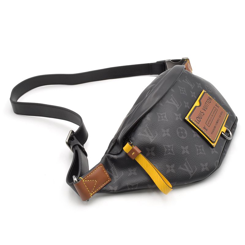 ルイヴィトン Louis Vuitton ディスカバリーバムバッグ M45220 モノグラムエクリプス ボディバッグ ウエストポーチ ブラック メンズ