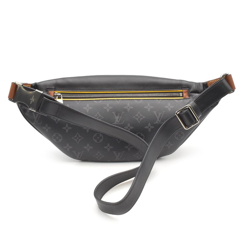 ルイヴィトン Louis Vuitton ディスカバリーバムバッグ M45220 モノグラムエクリプス ボディバッグ ウエストポーチ ブラック メンズ